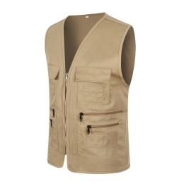 SKV005 Volunteer Vest Order Advertising Vest Activity Promotional Service Reporter Outdoor Vest Vest Jacket Manufacturer SKV005 Volunteer Vest Order Advertising Vest Activity Promotional Service Reporter Outdoor Vest Vest Jacket Manufacturer